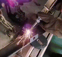 Animation demonstrating WINFOR's laser cutting and welding processes