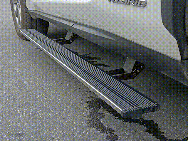Animation showcasing WINFOR's upgraded sixth-generation electric running board in 2021